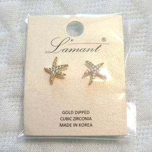 🆕️Gold Dipped Starfish Earing